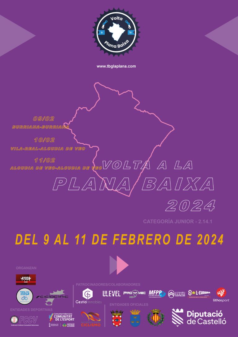 Cartel Volta a la Plana Baixa 2024